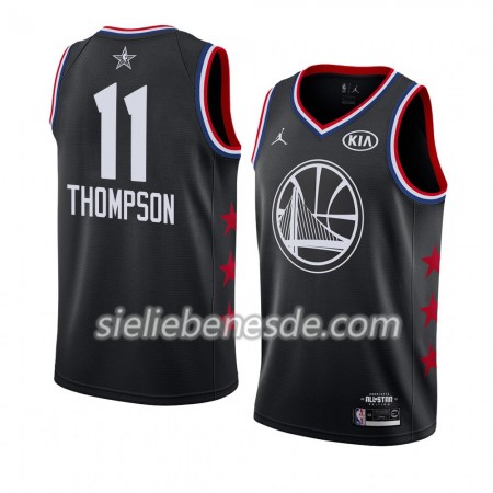 Herren NBA Golden State Warriors Trikot Klay Thompson 11 2019 All-Star Jordan Brand Schwarz Swingman